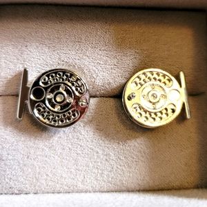 Fly Fishing Cuff Links and Tie Clip